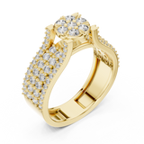 Gold Ring L03-1311, Yellow Gold, view 2