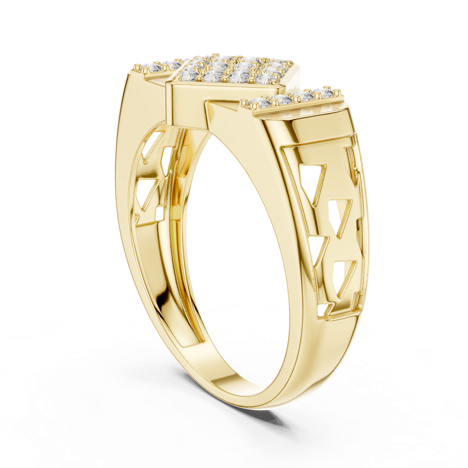 Gold Ring LR-01 (44), Yellow Gold