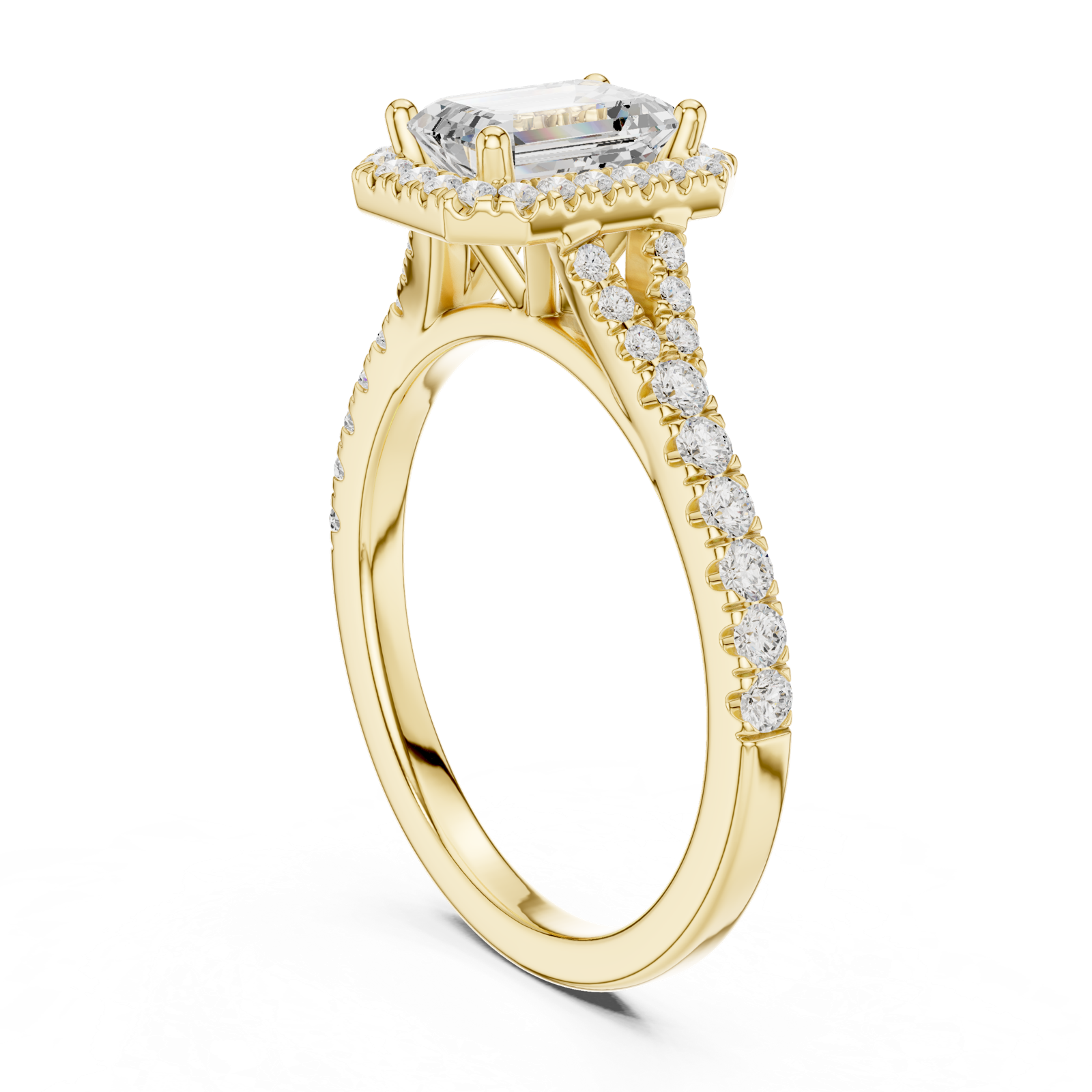 Gold Ring DDLR-909, Yellow Gold, view 1
