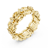 Gold Ring R46, Yellow Gold, view 2