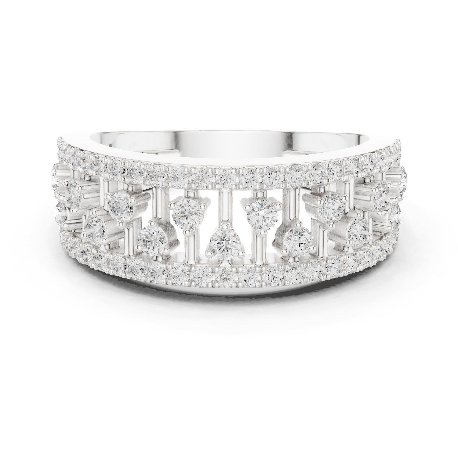 Gold Ring DDLR-775, White Gold