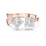 Gold Ring DDLR-485, Rose Gold, view 4