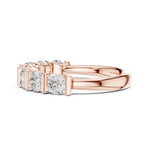 Gold Ring DDLR-669, Rose Gold, view 3