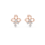 Gold Earrings 12-10017@E, Rose Gold, view 4