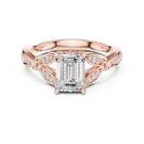 Gold Ring DDLR-933, Rose Gold, view 4