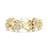 Gold Ring R32, Yellow Gold, view 3