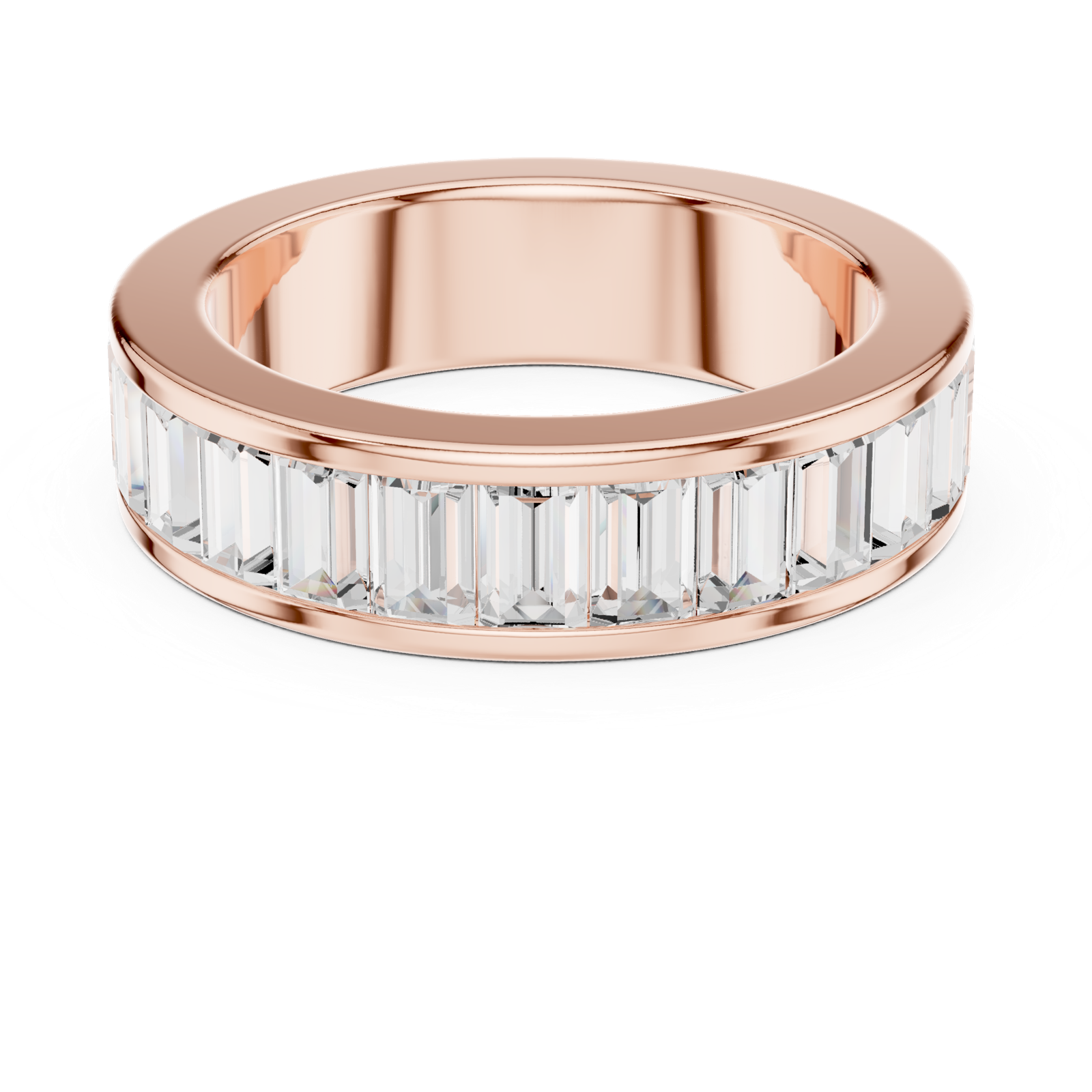 Gold Ring DDLR-381, Rose Gold, view 4