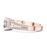 Gold Ring DDLR-182, Rose Gold, view 3