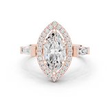 Gold Ring DDLR-342 MQ1, Rose Gold