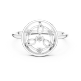 Gold Ring DR-6248, White Gold