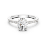 Gold Ring DDLR-1061, White Gold