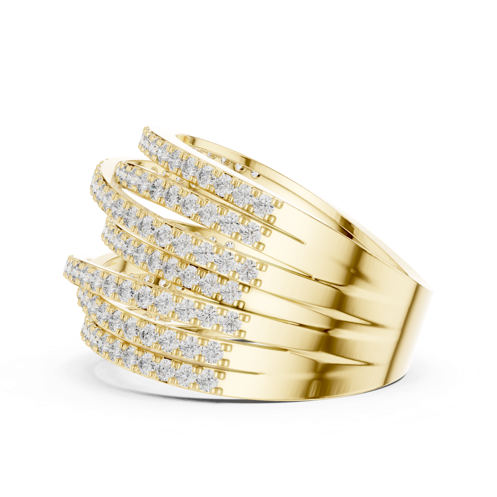Gold Pendant 9-10039L_SS7, Yellow Gold, view 3