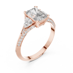 Gold Ring 00001L (46), Rose Gold, view 2