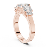 Gold Ring DDLR-1063, Rose Gold, view 1