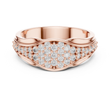 Gold Ring L03-1244, Rose Gold, view 4
