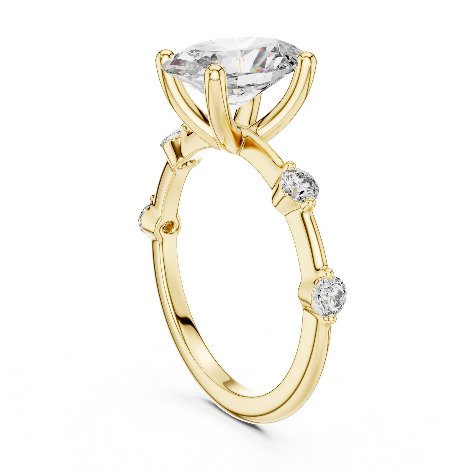 Gold Ring DDLR-056, Yellow Gold, view 1