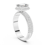 Gold Ring DDLR-1072, White Gold, view 1