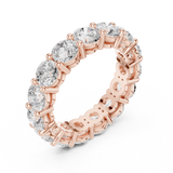 Gold Ring DDLR-690, Rose Gold, view 2