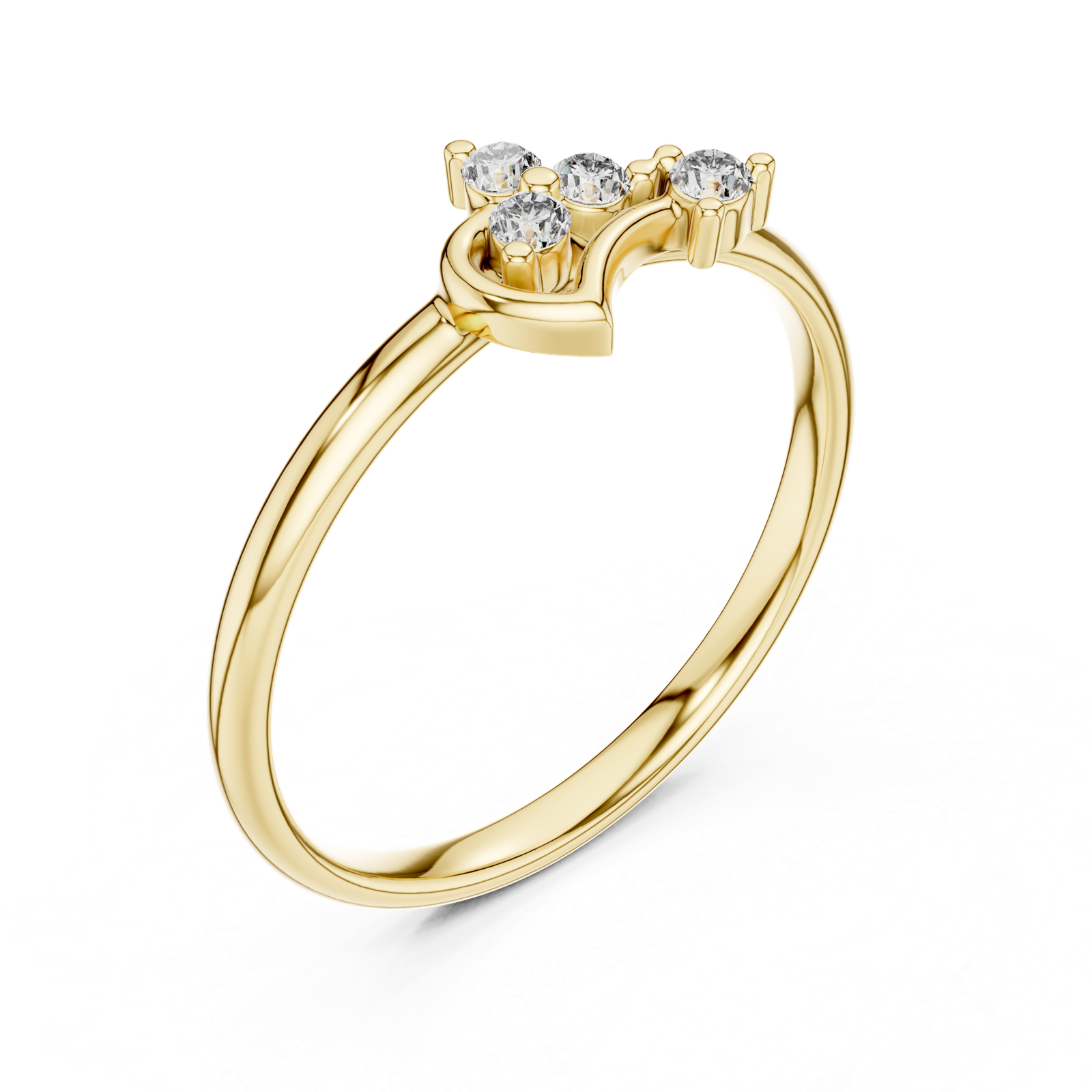 Gold Ring 1 (377), Yellow Gold, view 2