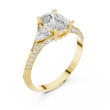 Gold Ring 00001L (44), Yellow Gold, view 2
