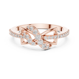Gold Ring LR-01 (82), Rose Gold, view 4