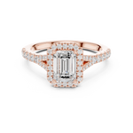 Gold Ring DDLR-909, Rose Gold, view 4