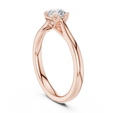 Gold Ring DDLR-551, Rose Gold, view 1