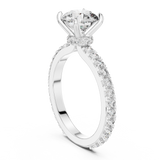 Gold Ring L03-1293, White Gold