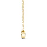 Gold Jewelry DDPS-001, Round center stone, Yellow Gold, view 3