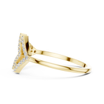 Gold Ring DR-6315, Yellow Gold, view 3
