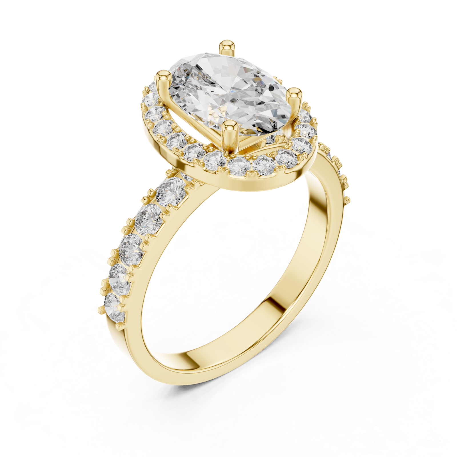 Gold Ring LR-0175, Yellow Gold, view 2