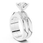 Gold Ring DDLR-291, White Gold, view 1