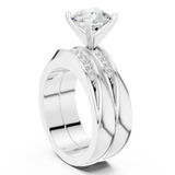 Gold Ring DDLR-291, White Gold, view 1