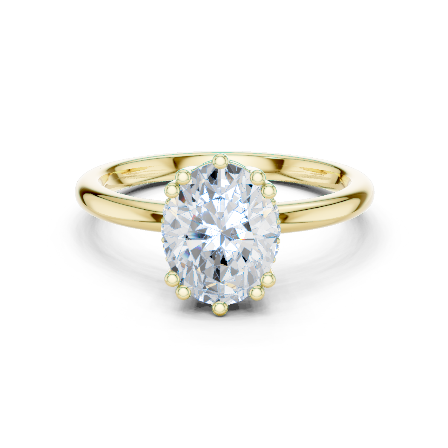 Gold Ring DDLR-927, Yellow Gold