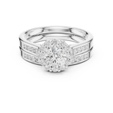 Gold Ring LR-0269, White Gold