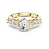 Gold Ring DDLR-704, Yellow Gold, view 4