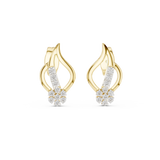Gold Earrings 12-10014@E, Yellow Gold
