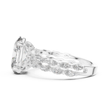 Gold Ring DDLR-064, White Gold, view 3