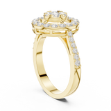 Gold Ring DDLR-823, Yellow Gold, view 1
