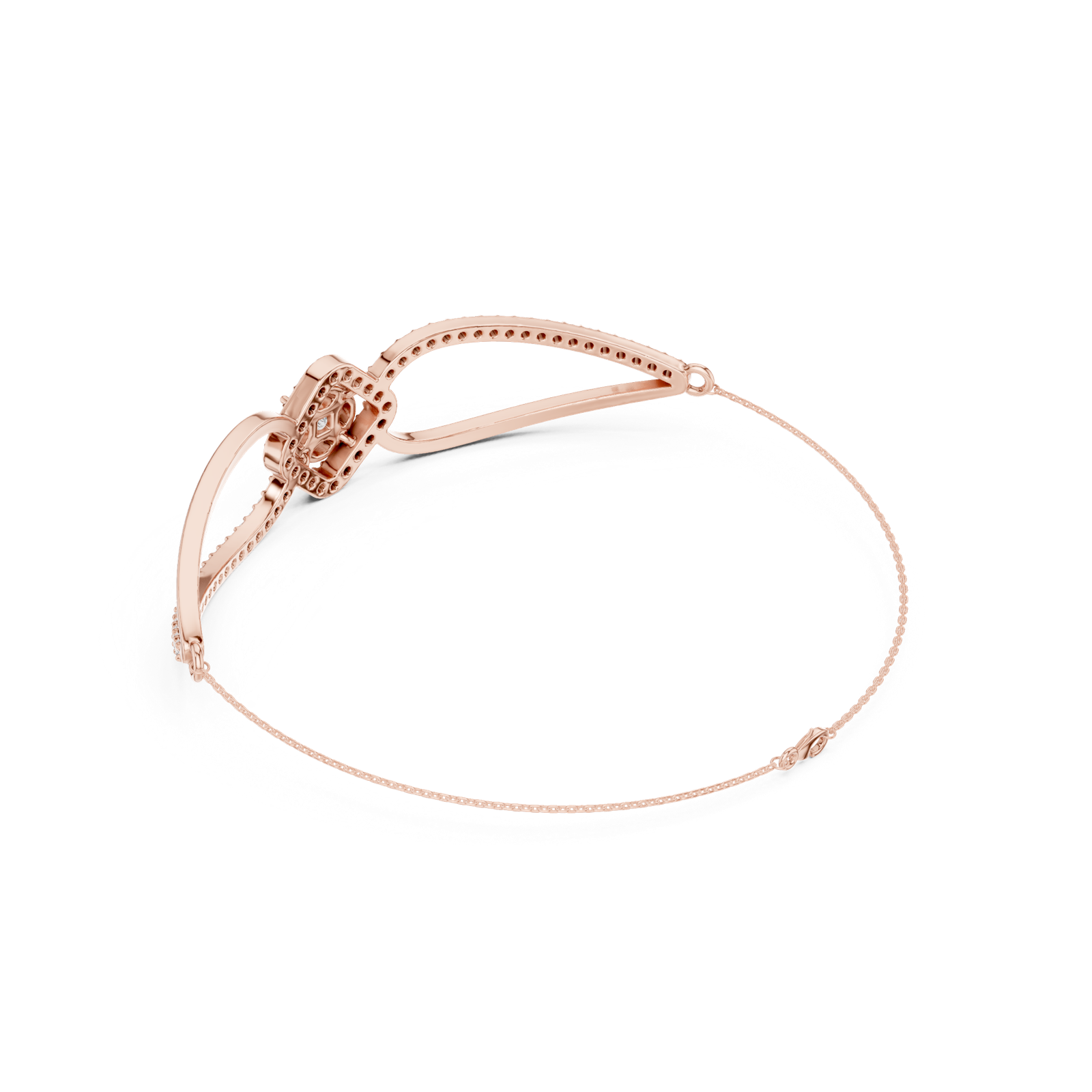 Gold Bracelet SBWB (16), Rose Gold, view 2