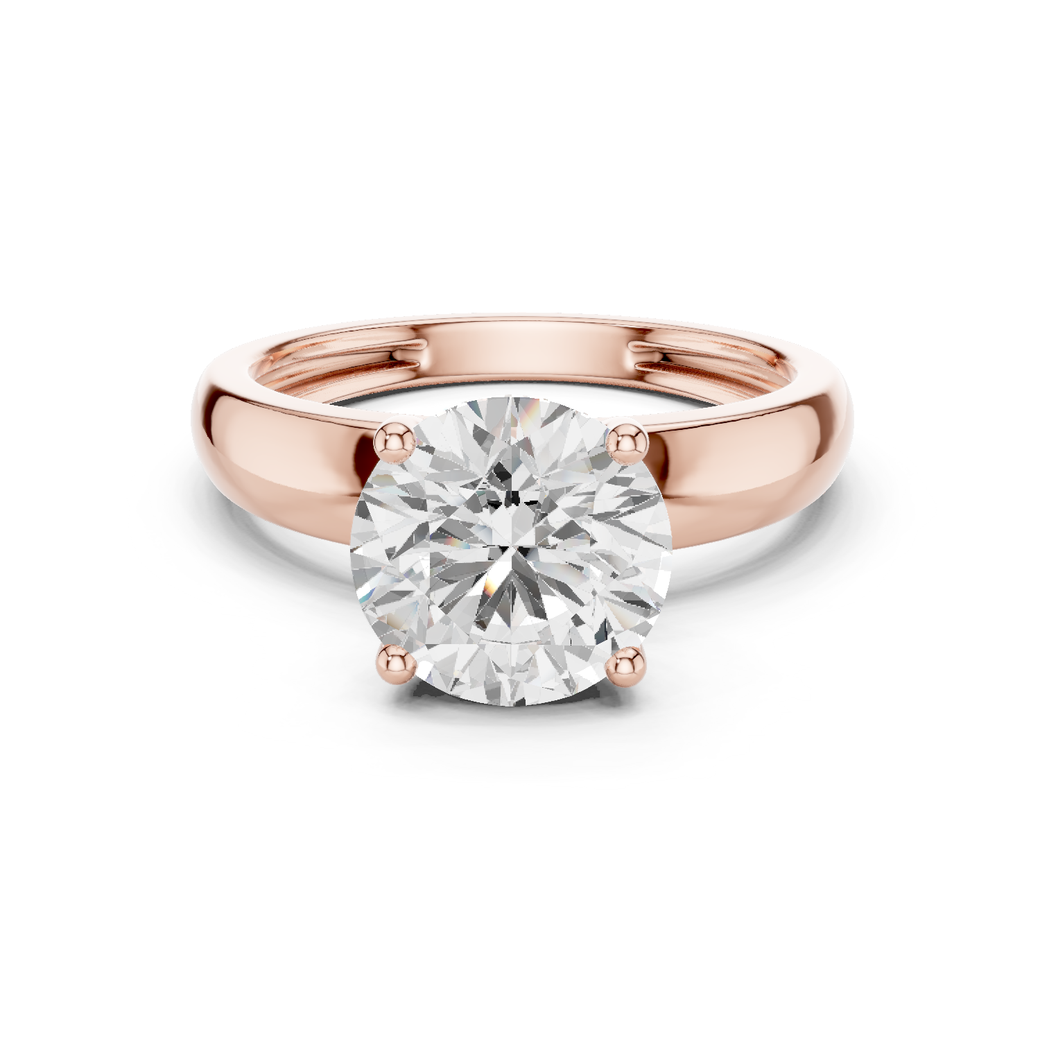 Gold Ring DDLR-710, Rose Gold