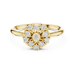 Gold Ring 1 (269), Yellow Gold, view 4