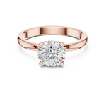 Gold Ring LR-0010, Rose Gold, view 4