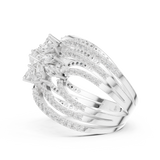 Gold Ring SBWR(67), White Gold, view 3