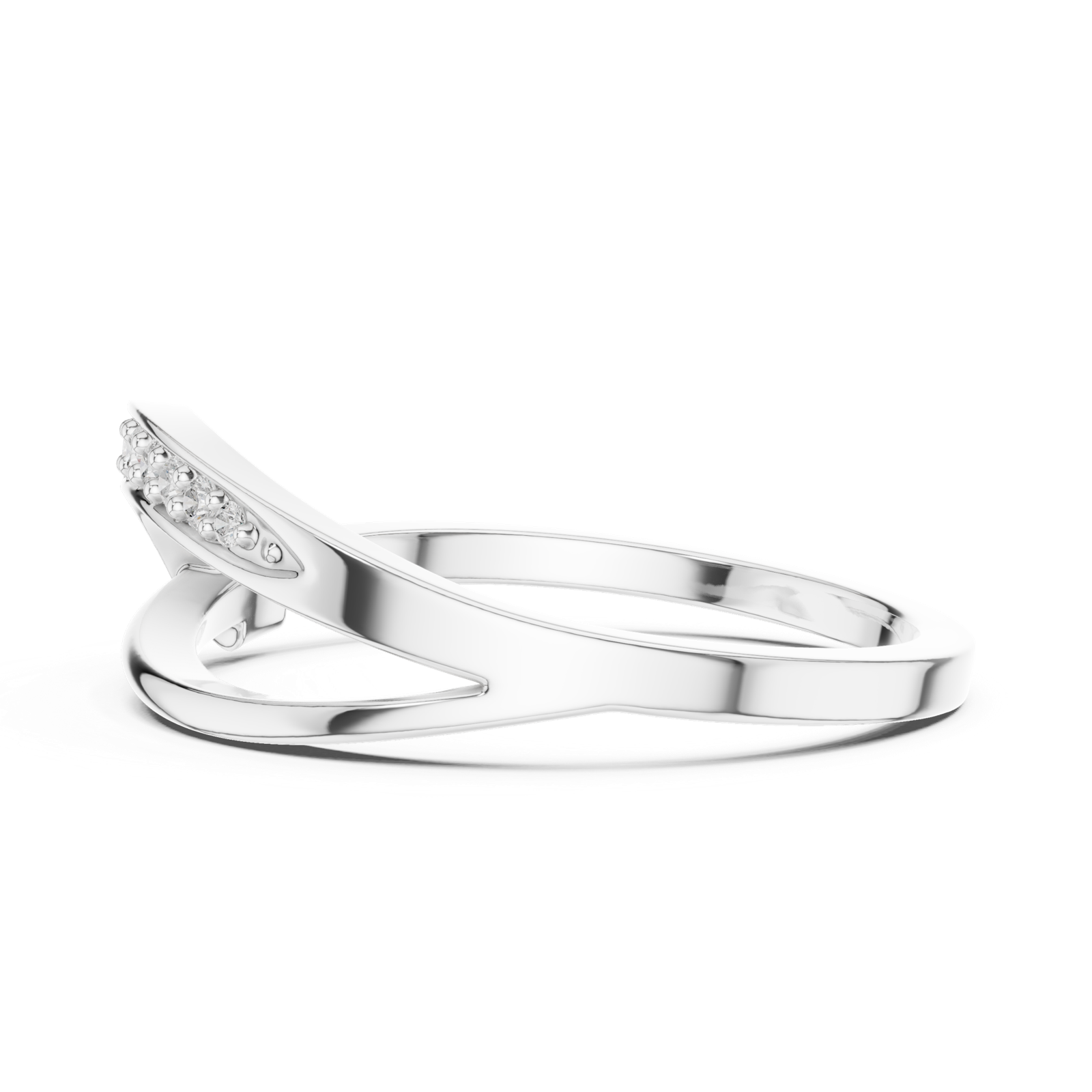 Gold Ring SBWR(2), White Gold, view 3