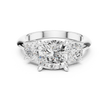 Gold Ring DDLR-900, White Gold, view 4