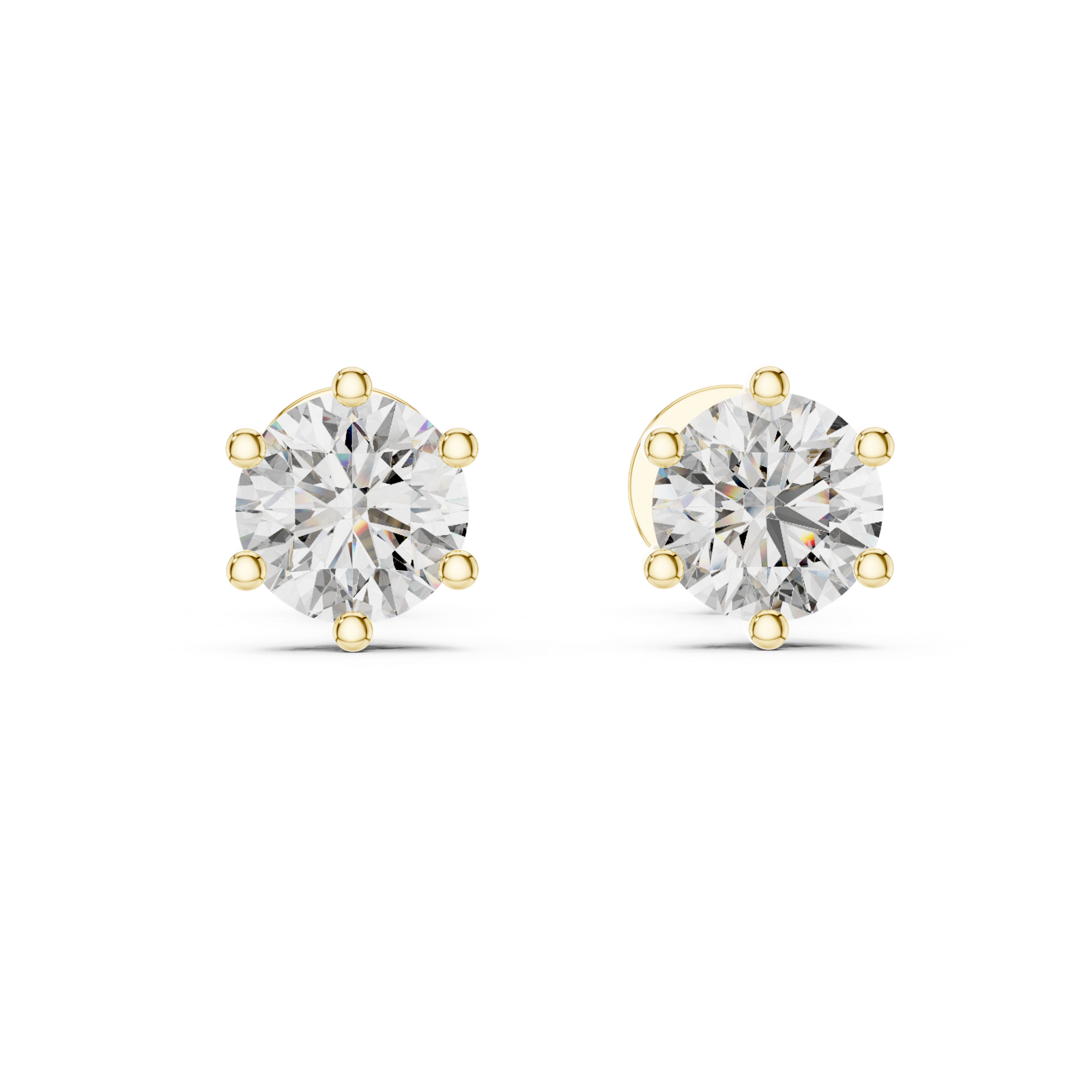 Gold Earrings ER-0012, Yellow Gold