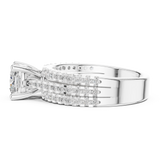 Gold Ring DDLR-528, White Gold, view 3