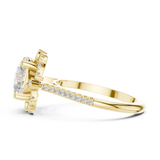 Gold Ring DDLR-331, Yellow Gold, view 3