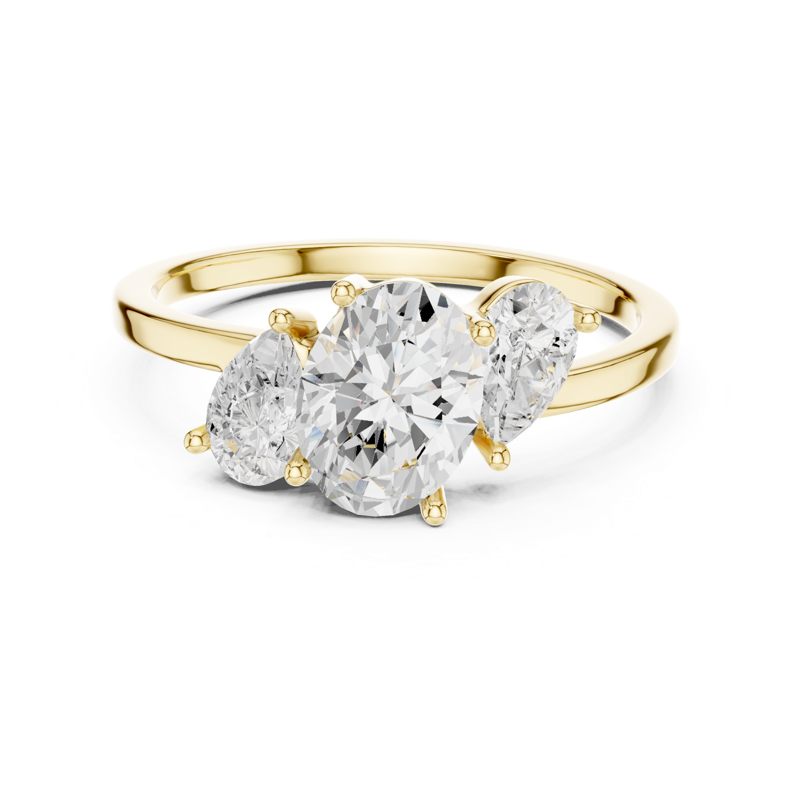 Gold Ring SBWR(10), Yellow Gold, view 4